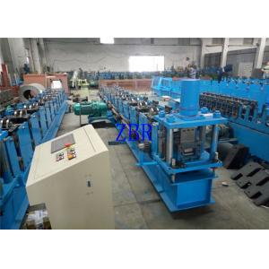 China 2 Units Servo Motor Interchangeable Roll Forming Machine For Purlin C / Z 100-300 MM supplier