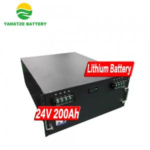 China OEM Lithium Solar Batteries 24v 200ah 25.6V 28.50kg White Pack High Capacity supplier