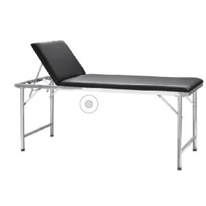 Black Mattress Medical Examination Couch , Hospital Examination Bed Adjustable