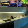 60 LED/m RGB 5050 bande LED avec contrôleur IR Dimmable personnalisable