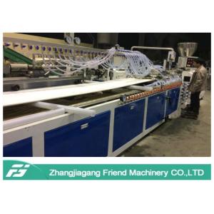China 900mm Width WPC Board Production Line With PVC Resin Material Easy Operation supplier