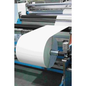 Jumbo Thermal Printing Paper Roll , Self Adhesive  Glossy Paper Roll