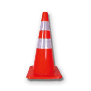 Signe réfléchi pliant du cône 720mm du trafic de PVC de construction de routes
