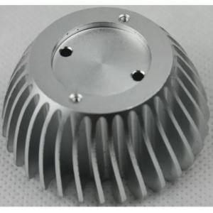Anodized CNC Aluminium Parts , Stamped Extruded LED Bulb Heat Sink