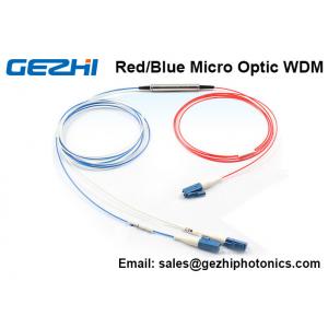 Red / Blue Micro Optics WDM 3 Port C Band DWDM Filter For DWDM System