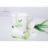 White PLA Lined Single Wall Compostable Paper Cups Resource Saving Flexo