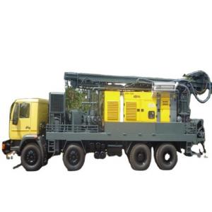 China Diesel Power 400m Rotary Truck Mounted Drilling Machine supplier