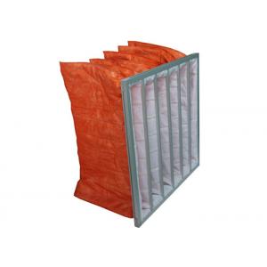 China Synthetic AHU Bag Filter For Air Conditioning In Hospital / Food Industries supplier