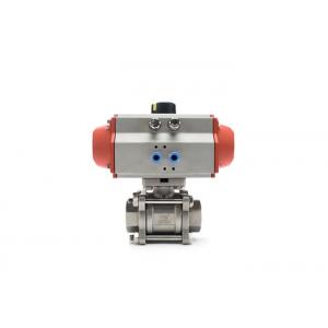 China Encapsulated Sanitary Electric Actuated Ball Valve With 3 Piece Field Serviceable supplier