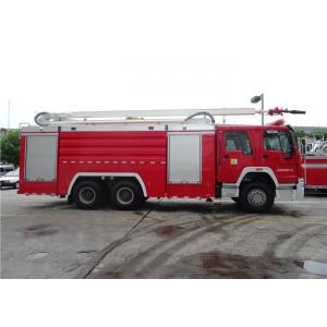 China Red Painting 6×4 Drive Water Tower Fire Truck Welding Structure 20m Working Height supplier