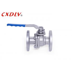 China Handle Operated Full Port Flanged Ball Valve Double Flange Ends GB Standard supplier