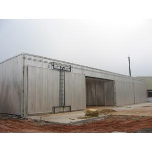 Windproof Kiln Dried Timber , Kiln Drying Equipment Forklift Loading