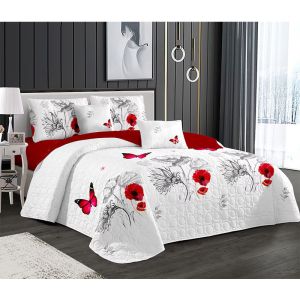 China Customized Homeuse Bedroom Quilt Bedding Set with Ultrasonic Stitching Technology wholesale
