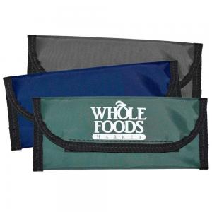FOLDING LAMINATED NYLON BAG WITH HOOK AND RING SEAL BANK BAG - CAN BE MADE TO ORDER