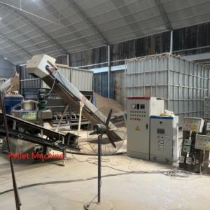 CE Complete Pellet Production Line132kw 1.5-2ton/H Biomass Pellet Plant