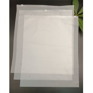 China CPE PE transparente plástico helado bolso de cierre con cierre con rendimiento reciclable y a prueba de polvo wholesale