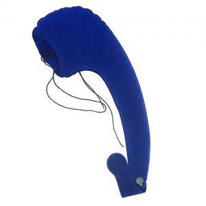 Portable L Shaped Inflatable Travel Pillow Neck Cushion Car Flight Rest Support