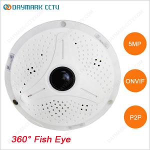 China Digital PTZ Free CMS 360 degree Panoramic IP 5MP CCTV Camera supplier