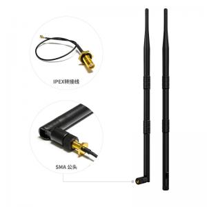 China 5dbi 433Mhz 868Mhz GSM WIFI RPSMA SMA Male Rubber Duck Antenna for Elevator Monitoring supplier