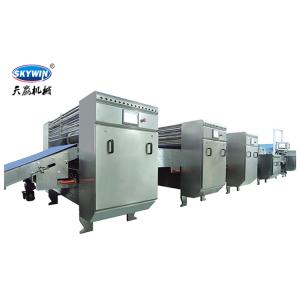 China Width 800mm Bakery Biscuit Making Machine / Automatic Biscuit Plant supplier