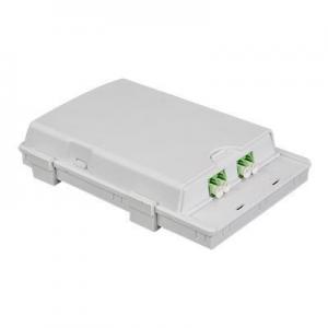 2 Core Fiber Optic Wall Outlet Box , FTTH Termination Box Free Sample Available