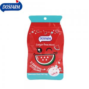 Double Color Shape Sugar Free candy Vitmain C Fresh Cooling Watermelon Flavor Bag Packing After Dinner Mints