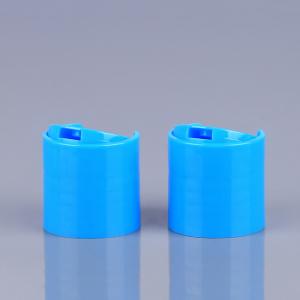Blue 24mm Disc Top Cap Polypropylene Shampoo Bottle Cap