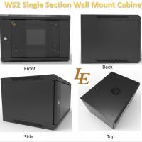 China 6u Wall Mount Cabinet Severe Rack Disassembled Structure Black SPCC on sale