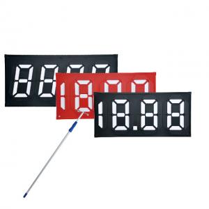 OEM Water Resistant Gas Price Display Magnetic Digital Sign For Gas Station