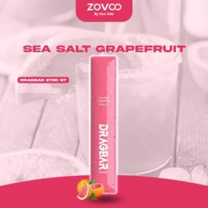 Sea Salt Grapefruit Flavors Zovoo Dragbar 700 GT disposal vapes or 700 puffs vape with 2 ml juicy