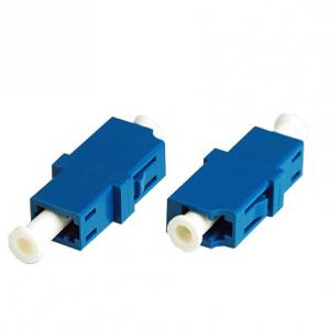 China LC Singlemode Fiber Optic Adapter simplex blue color LC optical adapter supplier