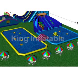 China Customized Adults Giant Outdoor Inflatable Water Parks For Amusement Playground supplier