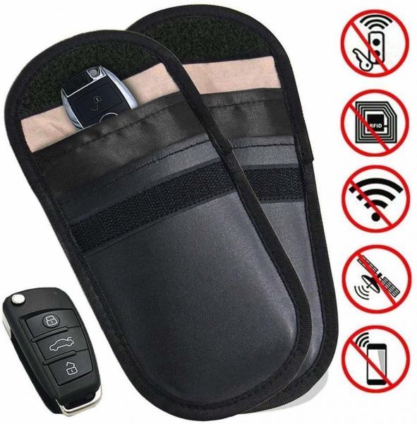 Nice Colour Anti Theft Car Key Pouch Signal Blocking For Keyless Fobs