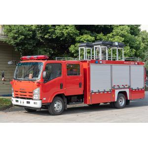 ISUZU 50kw Generator Light Fire Truck With Telescopic Lighting