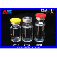 China Clear Sterile Injection Small Glass Bottles Empty Glass Bottles Laboratotyt Tesing Packaging For Oil Solution on sale