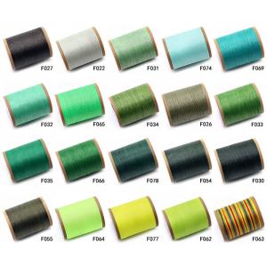 Small Roll Flat Wax Thread for Manual Leather Sewing 210D Filament Yarn Sale