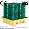 Polyethylene Drum Containment Pallets For Chemical , Acids Amd Corrosives Liquid
