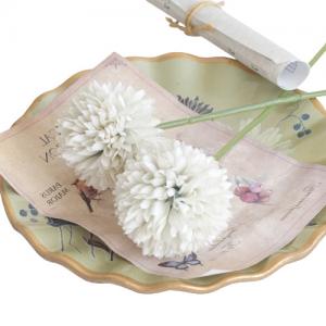 28CM Handmade Artificial Chrysanthemum Ball Flowers Wedding