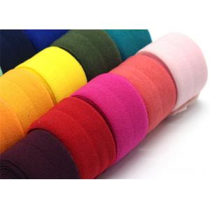 Eco Friendly Foldable Elastic Band / Knitted Clothes Double Fold Bias Tape