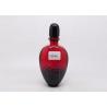 Red And Black 60ml Refillable Empty Scent Bottles 170mm Height With Silver Crimp