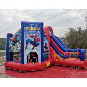 China Spiderman Inflatable Bouncer Slide Jumping Castle Bouncer TUV ROHS EN71 wholesale