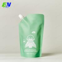 China Custom Plastic Spout Bag Liquid Soap Doypack Hand Wash Refill Pouch on sale