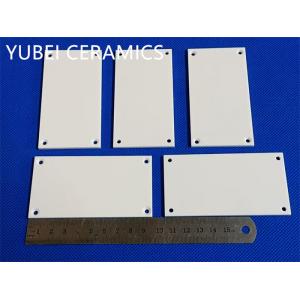 95% Alumina Ceramic Plates White Heat Dissipation Size Customized