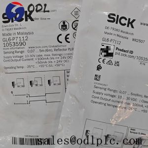 China  Sick GL6-P7112 Mini photoelectric sensor, reflective, dual lens, 5-meter, visible red, PNP, M12 connector wholesale