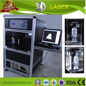 Machine de gravure en verre industrielle du laser 3D gravant la vitesse 4000Dots/en second lieu