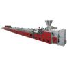China PP , PE , PVC wood plastic composite WPC machine for WPC decking 240mm wholesale