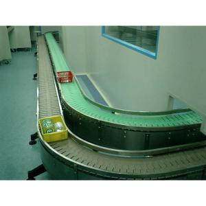 Stainless Steel Slat Chain Conveyor for Pharmaceutical and Cosmetic Production Lines