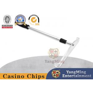 Transparent Poker Chip Receiver RFID Chip 2 Section Telescope Aluminum Field Accessories