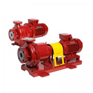 China Fluoropolymer Lined Centrifugal Magnetic Pump For Nitric Acid supplier