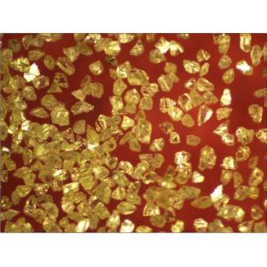 China Yellow Color Crushed Synthetic Diamond Powder Surface Roughness CCSD-C supplier